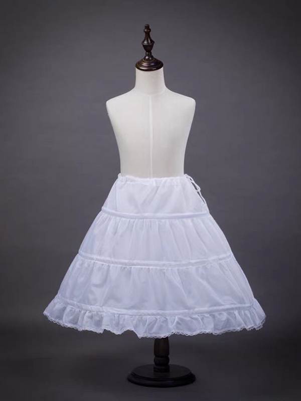 Flower Girl Petticoat White Wedding  AC002